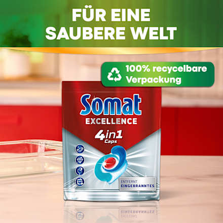 Spülmaschinen-Caps Excellence 4in1 Vorteilspack Somat