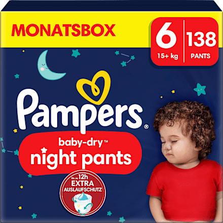 Baby Pants Night Gr. 6 (13+ kg) Monatsbox Pampers night pants