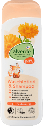 Baby Waschlotion & Shampoo Calendula alverde BABY