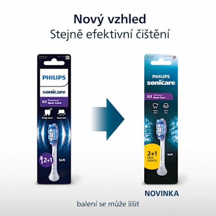 náhradní hlavice Premium Gum Care, Soft bílé Philips Sonicare