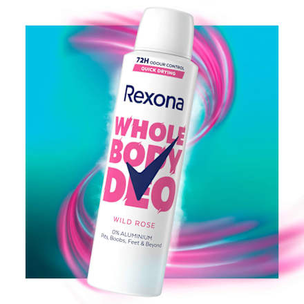 Whole Body deodorant sprej Wild Rose Rexona