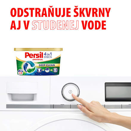 Pracie kapsuly Discs 4v1 Deep Clean Universal Persil