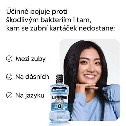 ústní voda Total Care Stay White Listerine
