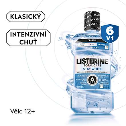 ústní voda Total Care Stay White Listerine