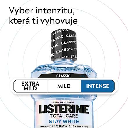 ústní voda Total Care Stay White Listerine