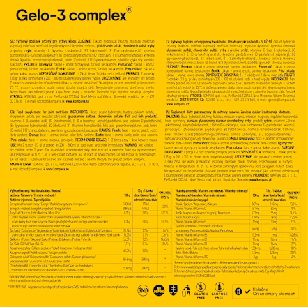 Kĺbová výživa Gelo-3 complex Recover Kompava