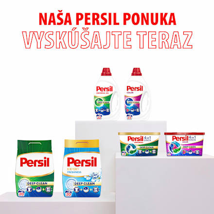 Pracie kapsuly Discs 4v1 Deep Clean Color Persil