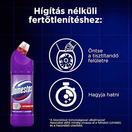 24H Plus fertőtlenítő folyadék Lavender Fresh Domestos