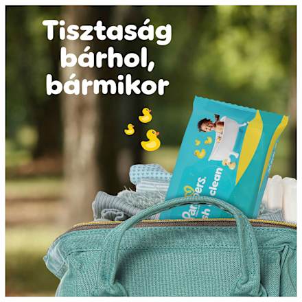 Nedves törlőkendő, Fresh Clean 15x80db Pampers