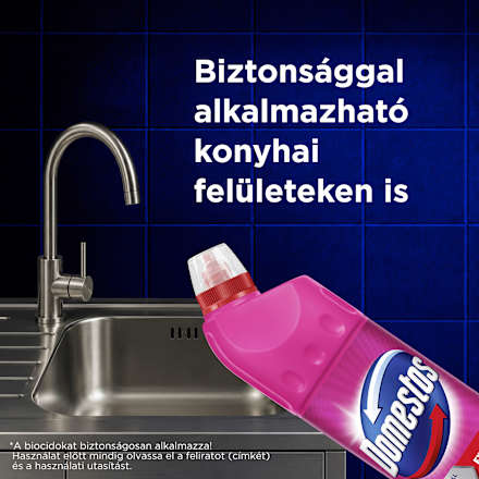Fertőtlenítő folyadék, 24H Plus, Pink Fresh Domestos
