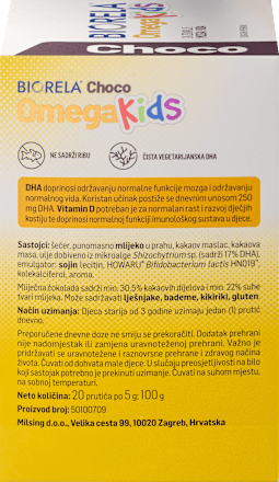 Choco Omega Kids BIORELA