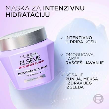 Maska za kosu Hydra Hyaluronic L'ORÉAL PARiS ELSEVE