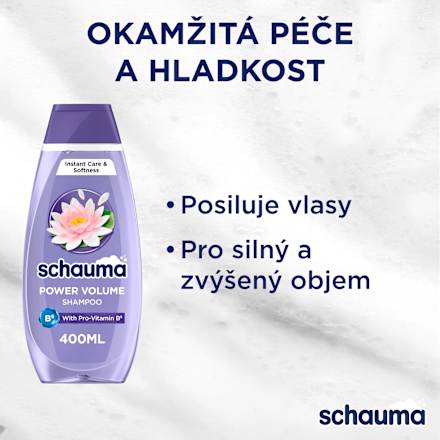 šampon na vlasy Power Volume schauma