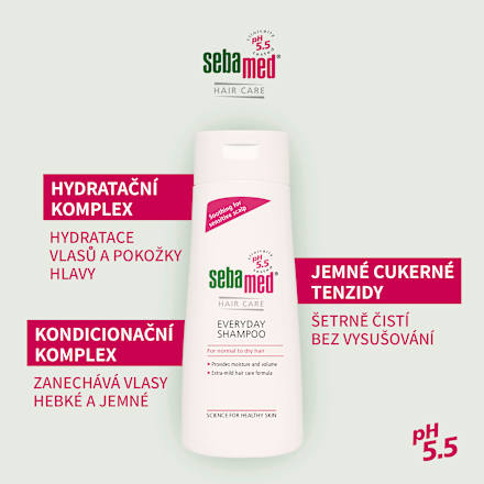 šampon na vlasy jemný sebamed