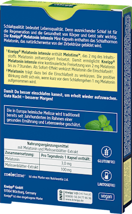 Melatonin Intensiv Kneipp