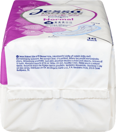 Absorbante pentru incontinență ușoară Slim & Fit Jessa DISKRET