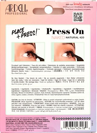 Künstliche Wimpern selbstklebend Underlash Extensions 420 ARDELL