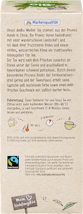 Weißer Tee (20 Beutel) dmBio