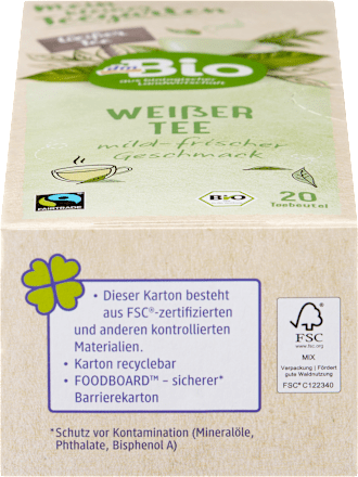 Weißer Tee (20 Beutel) dmBio