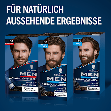 Tönung Bart 80 Dunkelbraun Schwarzkopf Men Perfect