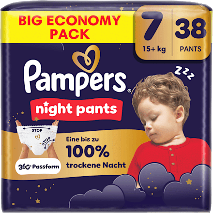 Baby Pants Night Gr. 7 (15+ kg) Big Pack Pampers baby-dry