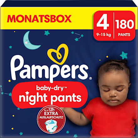 Baby Pants Night Gr. 4 (9-15 kg) Monatsbox Pampers night pants