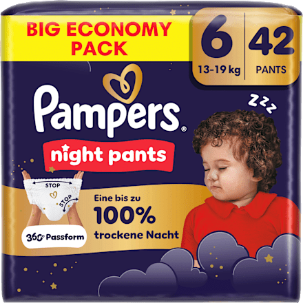 Baby Pants night Gr. 6 (13-19 kg) Big Pack Pampers baby-dry