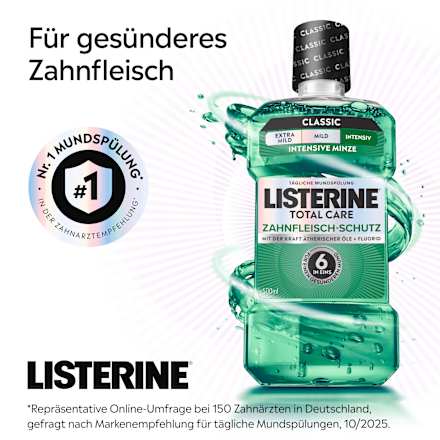 Mundspülung Total Care Zahnfleischschutz Listerine