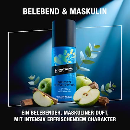 Deospray Spiced Eucalyptus bruno banani