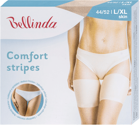 Zaščitni trakovi proti drgnjenju kože Comfort Stripes, velikost L/XL, skin (1 par) Bellinda