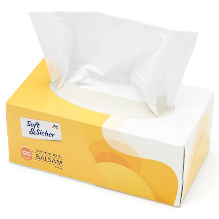Robčki z balzamom z ognjičem, 4-slojni Soft&Sicher
