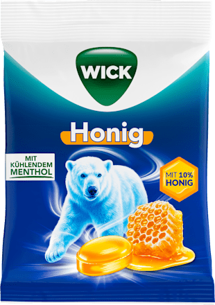 Bonbon, Honig mit kühlendem Menthol WICK