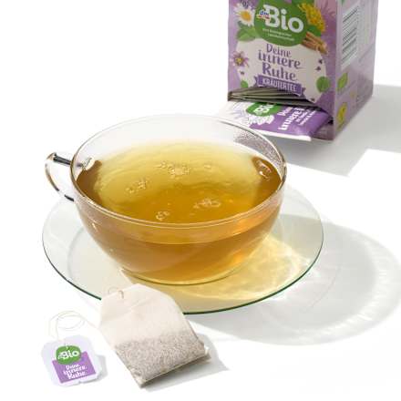Kräutertee, Deine innere Ruhe mit Kamille, Minze, Lavendel & Ashwagandha  (20 Beutel) dmBio