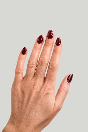 Künstliche Nägel, Soft Gel Press Ons Rock It Red Short Round Doonails