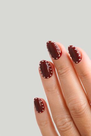 Künstliche Nägel, Soft Gel Press Ons Rock It Red Short Round Doonails