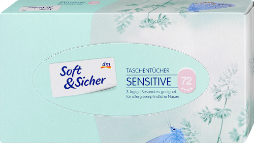 Sensitive papirnate maramice, 3-slojne Soft&Sicher