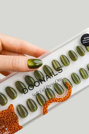 Künstliche Nägel, Soft Gel Press Ons Olive You Short Round Doonails