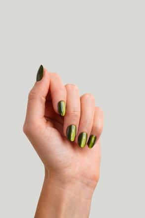 Künstliche Nägel, Soft Gel Press Ons Olive You Short Round Doonails
