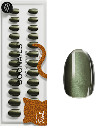 Künstliche Nägel, Soft Gel Press Ons Olive You Short Round Doonails
