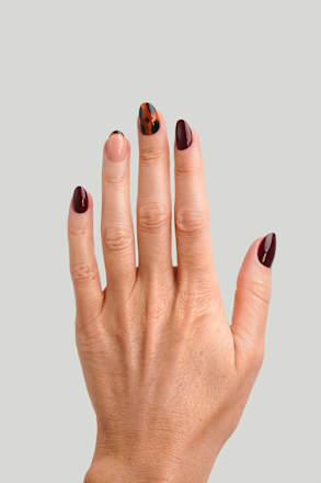 Künstliche Nägel, Soft Gel Press Ons Leo Love Short Round Doonails