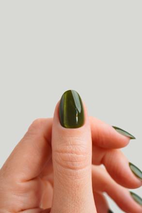 Künstliche Nägel, Soft Gel Press Ons Olive You Short Round Doonails