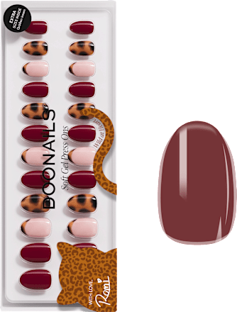Künstliche Nägel, Soft Gel Press Ons Leo Love Short Round Doonails