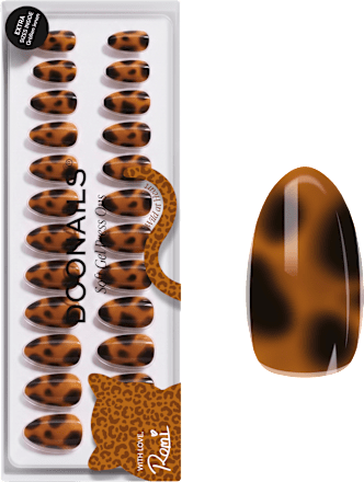 Künstliche Nägel, Soft Gel Press Ons Wild Heart Short Almond Doonails