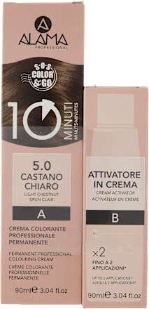 Set colorazione professionale 5.0 Castano Chiaro ALAMA PROFESSIONAL