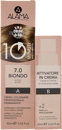 Set colorazione professionale 7.0 Biondo ALAMA PROFESSIONAL