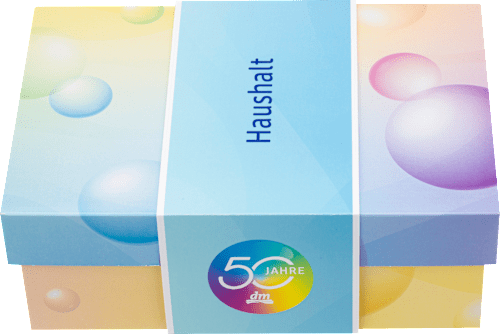 Jubiläumsbox 50 Jahre dm Haushalt dm BOX
