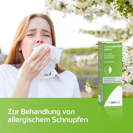 Levocabastin axicur 0,5 mg/ml Nasenspray, Suspension axicur