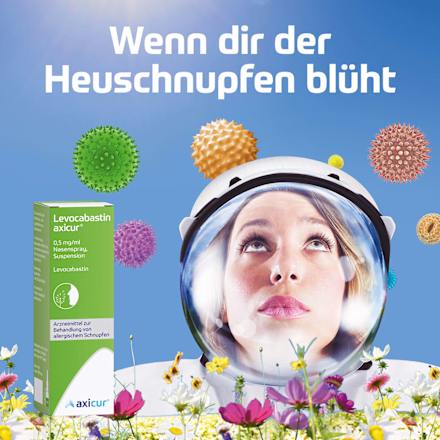 Levocabastin axicur 0,5 mg/ml Nasenspray, Suspension axicur