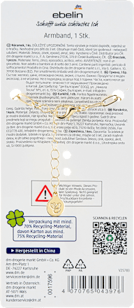 Armband mit Charms ebelin