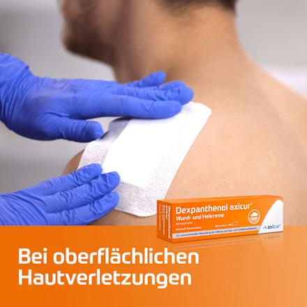 Dexpanthenol axicur Wund- und Heilcreme 50mg/g Creme axicur